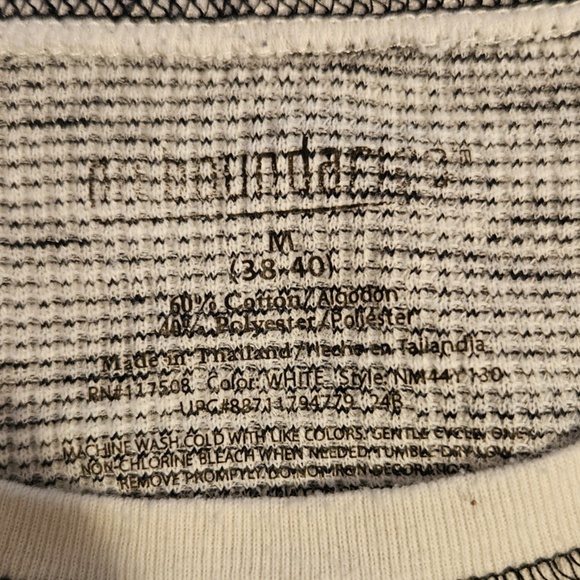 No Boundaries Men's Long Sleeve Textured Tee Size M - Picture 3 of 4